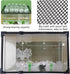 Magnetic Fish Tank Cover Net, Size 39''X19'', High Transparency, Anti Jump Net Cover (Grey)