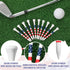 Mudder 600 Pcs 3-1/4" Golf Tees - USA Stars and Stripes Bamboo Patriotic Golf Tees for Men & Women