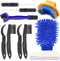 Oumers 10pcs Bicycle Clean Brush Kit - Motorcycle Bike Chain Cleaning Tools for All Bike Types
