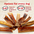(9-12 Inch, 16 Oz.), Natural Farm Bully Chips Digestible Beef Cheek from Grass-Fed Cows, Non-GMO, Grain-Free, Natural