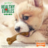 Nylabone Healthy Edibles Natural Puppy Chews, Long Lasting Lamb & Apple Flavor, X-Small/Petite, 8 Count