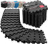 Gym Flooring Set - Interlocking EVA Soft Foam Floor Mat, 18 Pieces Puzzle Rubber Tiles for Protective Ground Surface