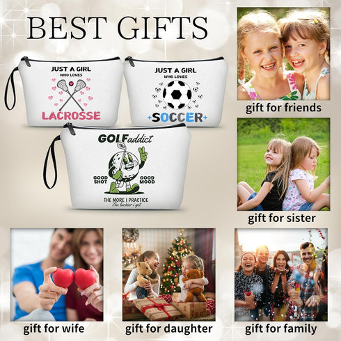 Golf Accessories for Women, Small Golf Bag, Funny Gifts, Makeup Bag for Purse, Golf Party Favors