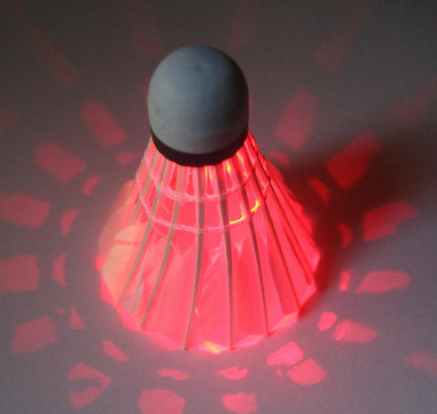 LED Badminton, 10 Pack Colourful Shuttlecock, Dark Night Goose Feather Glow Birdies for Sports Activities