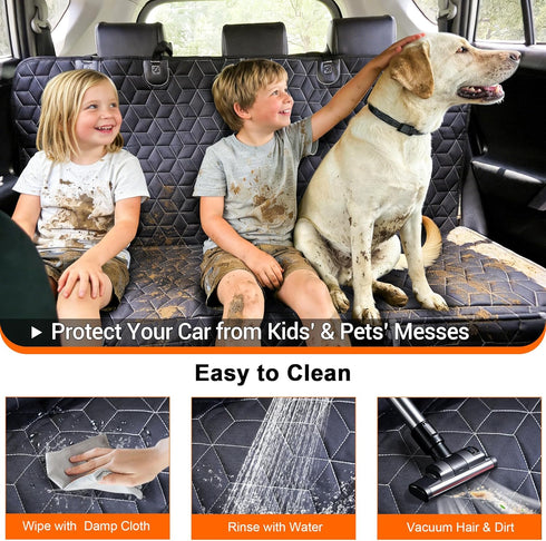 Rav4/Honda/Subaru/Mazda CX5/Hyundai Meginc Dog Car Seat Covers for SUVs, Waterproof Dog Seat Cover for Back Seat Heavy