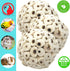 1214 Pk3 3-Pack, 2" Bonka Bird Toys All-Natural Sola Atta Balls, Diameter, Soft and Lightweight Chew and Foot Toys