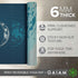 Gaiam Premium 6mm Yoga Mat - Extra Thick Non Slip Exercise & Fitness Mat for Yoga, Pilates & Floor Workouts (68" x 24")