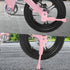 Pink Kids Bike Kickstand for 12 14 16 18 20 Inch Wheels, Rear Side Kickstand for Bicycles