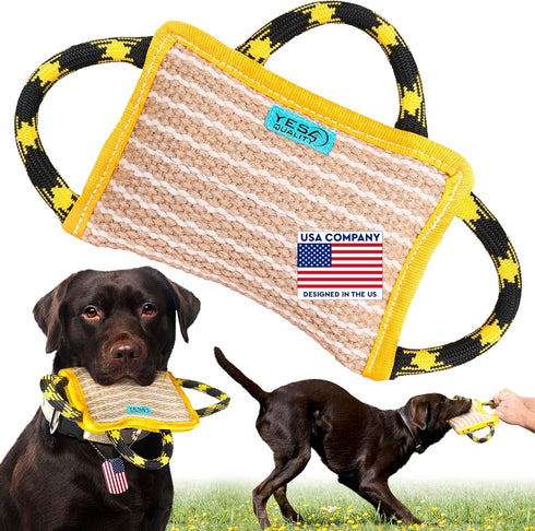 YES4QUALITY Durable Dog Bite Pillow - 10"x7" - Safe Biting Pad with