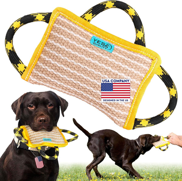YES4QUALITY Durable Dog Bite Pillow - 10"x7" - Safe Biting Pad with