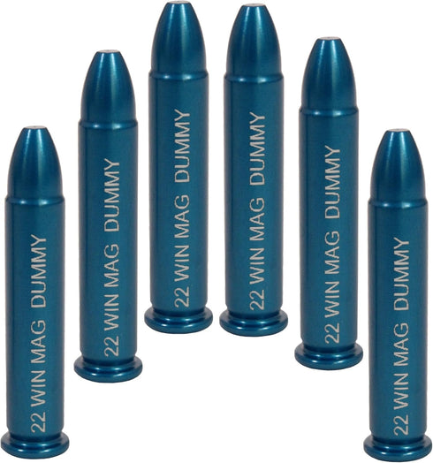 A-ZOOM 22 Win Mag 6 Pack Dummy Rounds 12204