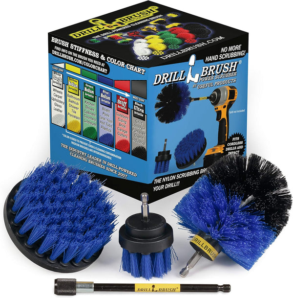 Boat Cleaning Supplies - Hull Cleaning Brush Set - Marine Equipment Cleaning