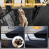 Simple Deluxe Dog Car Seat Cover for Back Seat, Waterproof Hammock with 3 Pockets, Scratchproof & Nonslip Pet Protector
