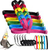 VANFAVORI Adjustable Bird Harness with 80 Inch Leash, Outdoor Training Rope Kit for Parrots S Size