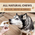 Mighty Paw Naturals Chicken Feet Dog Treats (30 Pack) | 100% Natural Dehydrated Chicken Feet for Dogs