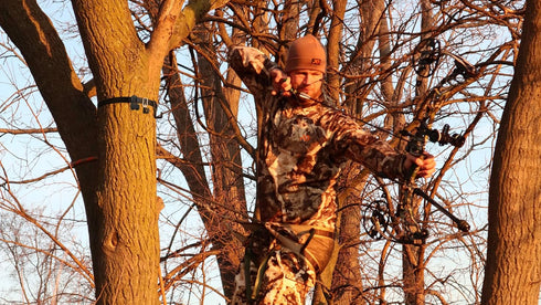 Hunting Gear Treestand Strap Accessory Holder: Multi-Hook for Bow Hanger, Quiver, Binoculars, Tree Stand Accessories
