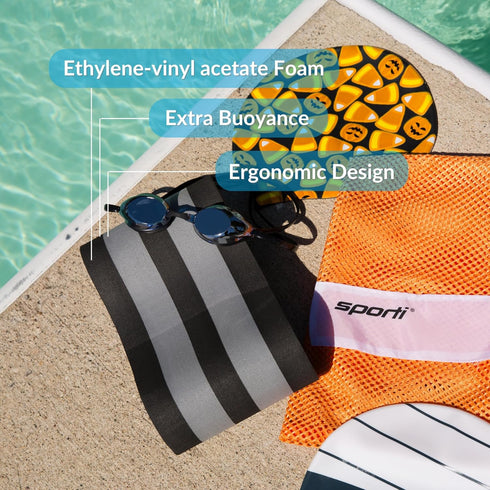 Sporti Pull Buoy for Beginners, Women & Men, 5-Layer EVA Leg Float, Pool Training Aid