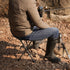 3 Backpacking REDCAMP Ultralight Camping Stool with Retractable Legs, Portable Legged Tripod Camping Stools for Adults