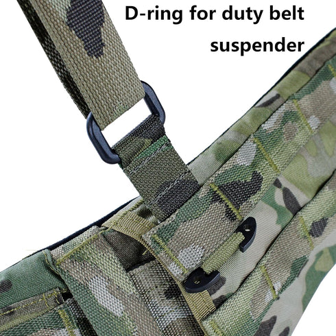 Tactical Gear Molle Clip D Ring Hook T-Mount Bar Hanging Plastic Carabiner Key Holder Accessories