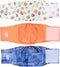 Teamoy Reusable Wrap Diapers for Male Dogs, Washable Puppy Belly Band Pack