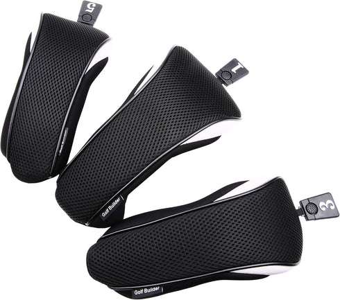 Sword & Shield Sports 3pcs/Set Driver #1 3 5 Fairway Wood Cover Golf Club Headcover