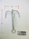KUFA 8" H x 5" W Galvanized Steel Grapple Hooks