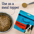 Stewart Beef Liver Supper Sprinkles, Dog Food Toppers, 2.5 oz Resealable Bag, Made in USA