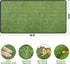 aHeemo Hemmed (19.8"x39.6") Artificial Grass for Dogs Potty, Reusable Pet Training Mat for Home and Travel, Washable