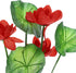 VOCOSTE Mini Aquarium Decorations, 1pcs Red Plastic Plants for Fish Tank Decor, 10.24"