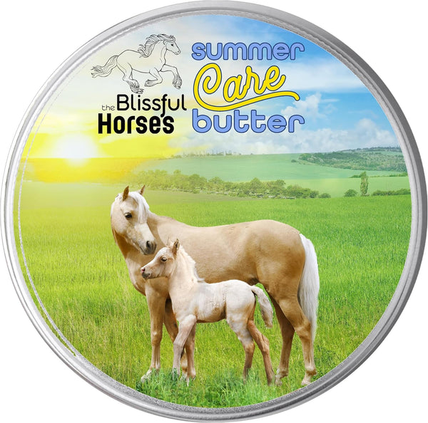 The Blissful Horses Summer Care Sun Butter, Gentle Horse Sunscreen, Easy-to-Apply Equine