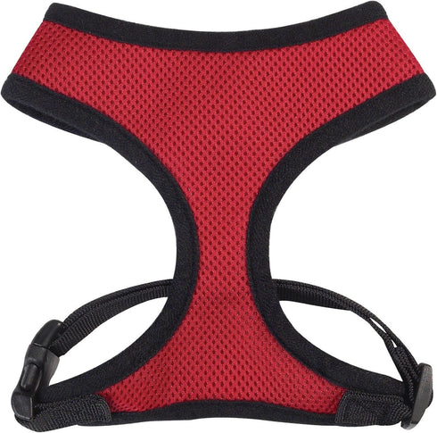 Mesh Dog Harness, Small, Red, Comfortable Pet Gear