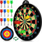 Dart Board - 12pcs Magnetic Darts - Excellent Indoor Game and Party