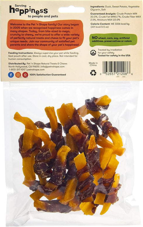 Pet 'n Shape Sweet Potato Chews Jerky Dog Treats - 8 Ounce by Pet 'n Shape