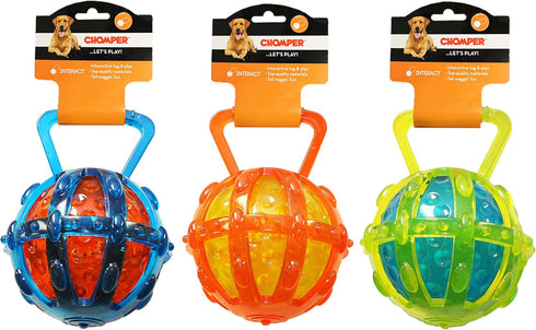 Boss Pet Chomper Caged Ball Dog Toy