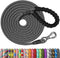 NTR Heavy Duty Dog Leash - 15FT Long Rope with Swivel Lockable Hook, Reflective Threads for Medium Large Dogs
