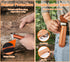 Hand Auger Wrench Survival Tools - Scotch Eye Wood Drill Bit for Camping, Portable Tripod with Adjustable Chain