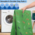 2-Pack 36" 72" Sunheir Extra Large Reusable Dog Mat for Floor, Dog Playpen, Non-Slip Waterproof Super Absorbent