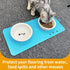 Ptlom Dog Food Mat, Anti-Slip Waterproof Feeding Mat for Dogs and Cats, Prevent Messy Spills