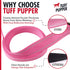 Tuff Pupper Heavy Duty Double Handle Dog Leash - 6 Foot Reflective with Twist Locking Carabiner for Strong Dogs