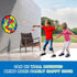 3 4 5 6 7 8 9 10 11 12 Large Dart Board for Kids, Kids Double-Sided Dart Board with Sticky Balls and Darts