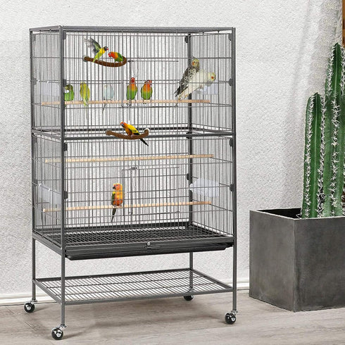 Rypet U Shape Natural Wood Stand Perch for Parrots, Swing Bird Chewing Stand, Cage Accessories for Budgies, Conures,