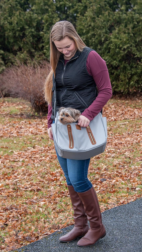 Pet Gear Tote/Sling Carrier - Removable Washable Liner, Zippered Top, Mesh Windows, Available in 2 Models & 6 Colors