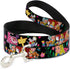 Buckle-Down Pet Leash - 4 Feet Long - Alice's Encounters in Wonderland - 1/2" Wide