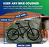 YardStash Bike Cover – Reflective Waterproof Bicycle Covers for Outside Storage, Weatherproof Garden Tarp