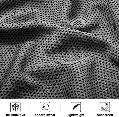 Honoson Cooling Towel Bulk, Breathable Chilly Towel for Neck, Face, Microfiber Towel for Gym, Travel, Yoga, Running