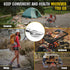 M-Tac 4 in 1 Camping Military Flatware Set - Portable Stainless Steel Travel Cutlery Tools
