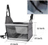 Dog Travel Car Seat Booster with Clip-On Safety Leash, Portable Collapsible Travel Bags for Medium Pets Under 35lb