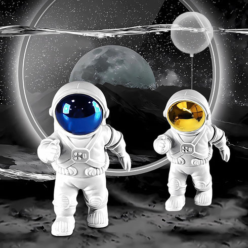 2-Pack Floating Fish Tank Decorations, Cute Little Astronauts for All Kinds of Fish and Fish Tanks