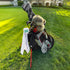 Magnetic Golf Towel with Loop Attachment and Center Cut - Strong Magnet for Golf Bag or Cart Accessory