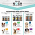 ZEUS Nosh Strong Dog Chew Bones, Long Lasting Dog Chew Toys for Aggressive Chewers, Medium Beef & Cheese Flavor